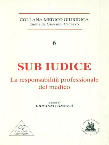 Sub iudice responsabilità - sub,