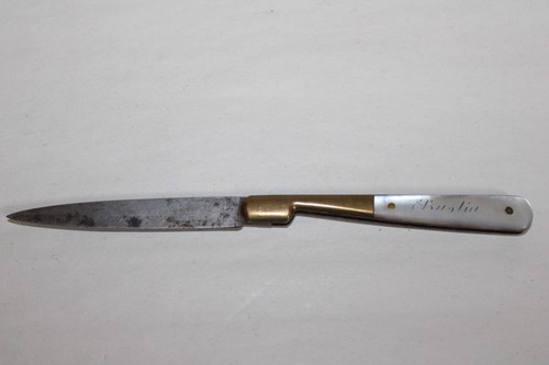 Ancien mini couteau - , pliant