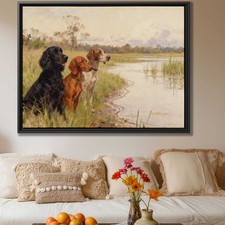 Watercolor Gordon Setter Dog