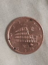 Moneta  5 Centesimi Italia. Rarissima. 11 Stelle e tanti esuberi di metallo. 