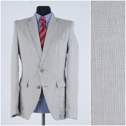 Blazer uomo lino 38r taglia - 38r,