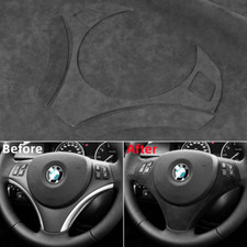 Alcantara Cover Volante Adesivo per 2005-12 BMW Serie 3 E90 E92 E93