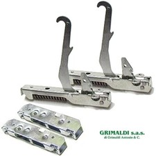 COPPIA CERNIERE E PORTARULLI