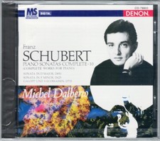 Michel DALBERTO SCHUBERT Piano Sonata D625 850 Galopp & 8 Ecossaisen DENON JP CD
