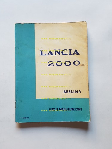 Lancia 2000 berlina serie - 2000, 1a