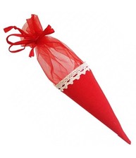 Set Bomboniere Cono Rosso In