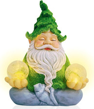 Gnomi Da Giardino Zen Con Luce