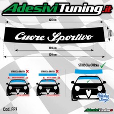 Fascia parasole cuore sportivo - cuore,