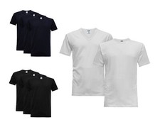 3x / 5x PACK t-shirt NOTTINGHAM cotone 100% maglietta UOMO girocollo scollo a v