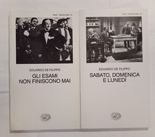 EDUARDO DE FILIPPO: SABATO DOMENICA E LUNEDI, GLI ESAMI::- - EINAUDI - 1976