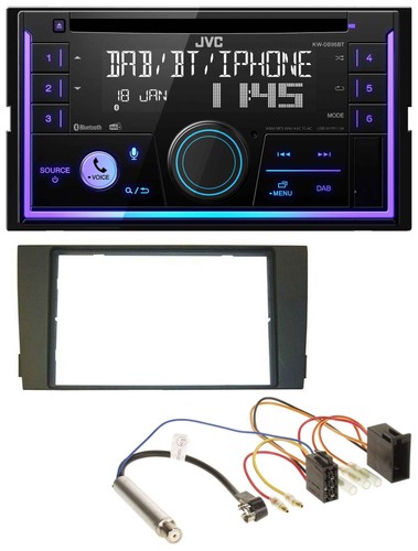Jvc mp3 usb 2din - usb, dab