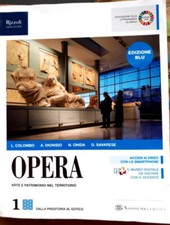 OPERA VOL. 1 EDIZIONE BLU- L. COLOMBO A. DIONISIO - SANSONI SCUOLA