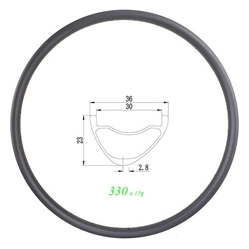 Cerchio carbonio 29er mtb - cerchio, xc