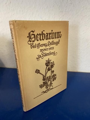 Herbarium des georg - des, dellinger