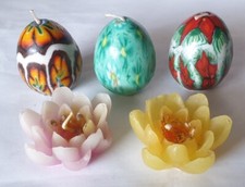 5 mini candele colorate e