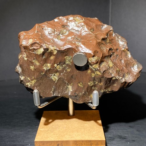 Sezione meteorite ferro aletai - meteorite,