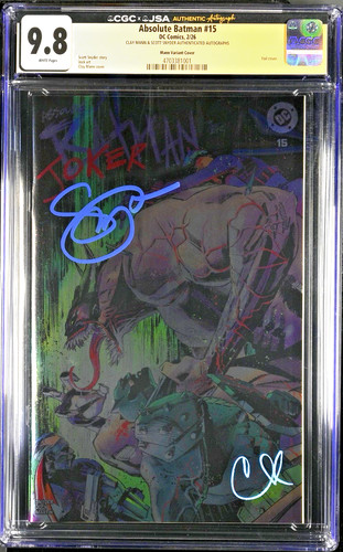 Absolute batman firmato - batman, #15