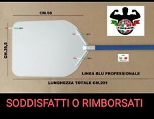 PALA PIZZA 1/2 METRO 50 X40 201CM LINEA BLU ALLUMINIO PROF TIPO GIMETAL 5 2023