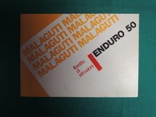 *L68*-LIBRETTO ISTRUZIONI-MALAGUTI ENDURO 50 - PERFETTO - MOTO CICLOMOTORE GARA