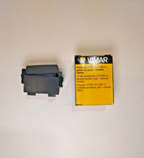 17010 VIMAR PULSANTE UNIPOLARE 10A 250V MODULO RIDOTTO  CASSETTA TONDA GRIGIO