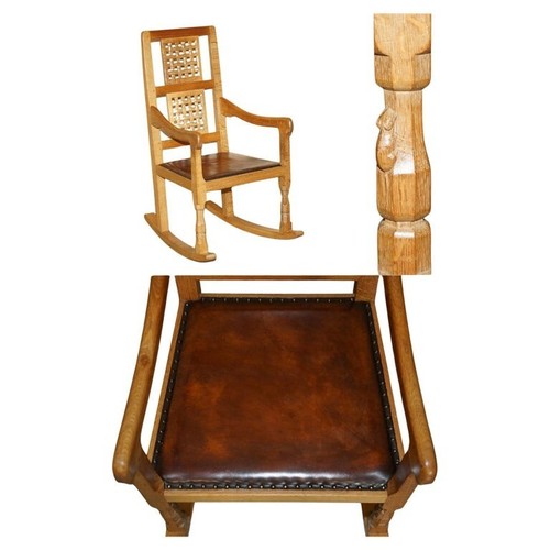 Poltrona dondolo vintage - a,