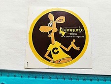 ADESIVO CANGURO SCARPE VINTAGE ANNI 80 OLD STICKER AUTOCOLLANT
