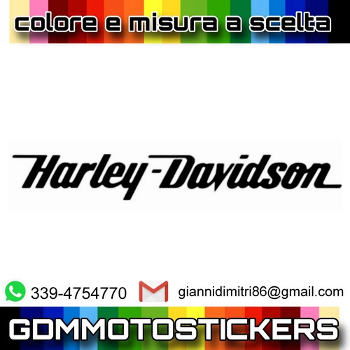 Adesivo logo harley - adesivo,