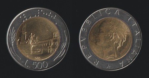 500 lire 1985 quirinale - 1985, firma
