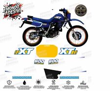 ADESIVI COMPATIBILI CON XT 600 2 KF 1986/89 - KIT COMPLETO moto blu -xt600-2kf