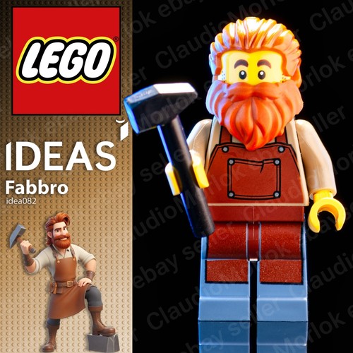 Lego fabbro minifigure - fabbro,