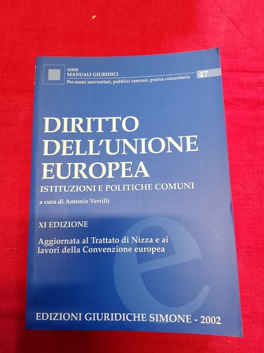 Diritto dell unione - diritto, europea