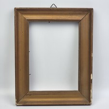 CORNICE Specchio Specchiera per Quadro LEGNO dorato stile antico prima metà 900