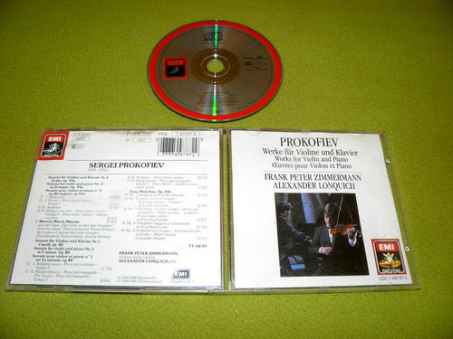 Prokofiev works for violin - -,