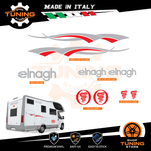 Kit adesivi camper - camper, elnagh