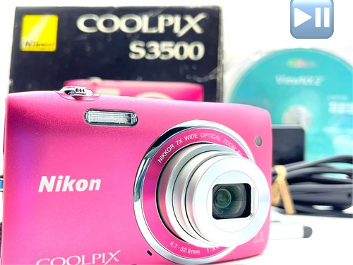 Nikon coolpix s3500 - coolpix, rosa