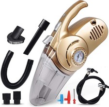 Aspirapolvere Portatile Auto 120W Vacuum Cleaner Compressore LED Multifunzione