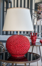 Lume in ceramica Pigna rotonda