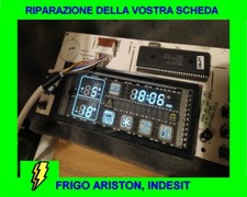 Riparazione scheda elettronica PCB Merloni frigo ARISTON, INDESIT con display