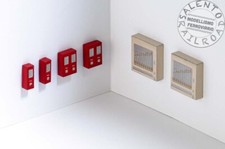 Busch 7780 set di 6 distributori vending machine di caramelle e tabacchi in scal