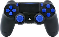 Controller modded PS4 Rapid Fire 40 MODS nero/blu per tutti i giochi (CUH-ZCT2)