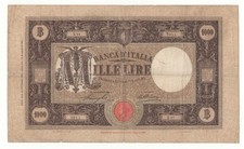 1000 LIRE GRANDE  "M"  (