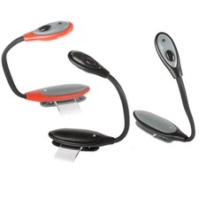 Lampada Luce LED da Lettura Notturna per Leggere Libri Libro con Clip Flessibile
