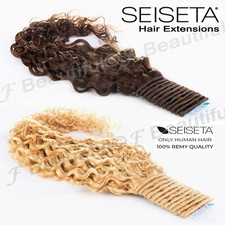 Hair Extension Tessitura 100 grammi capelli veri Ricci naturali SEISETA Remy