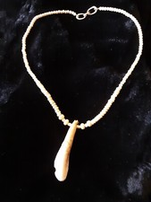 Collana Dente Amuleto del'900