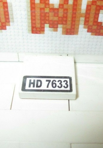 Lego tile with black hd - lego, 'hd