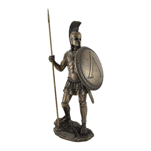 Statua guerriero spartano con