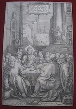 Hendrick Goltzius: Ultima Cena