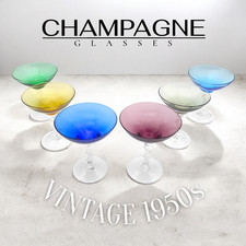 Champagne Cups x6 Twisted Stem