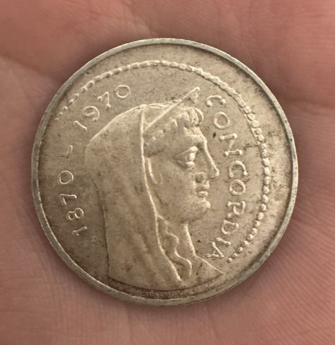 1000 lire argento 1970