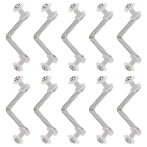 10pz clip divisorio - clip, vetro